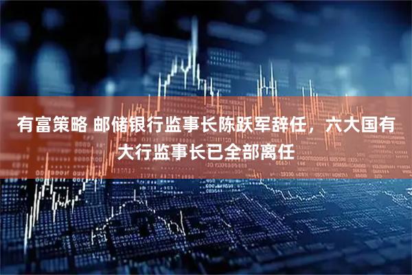 有富策略 邮储银行监事长陈跃军辞任，六大国有大行监事长已全部离任