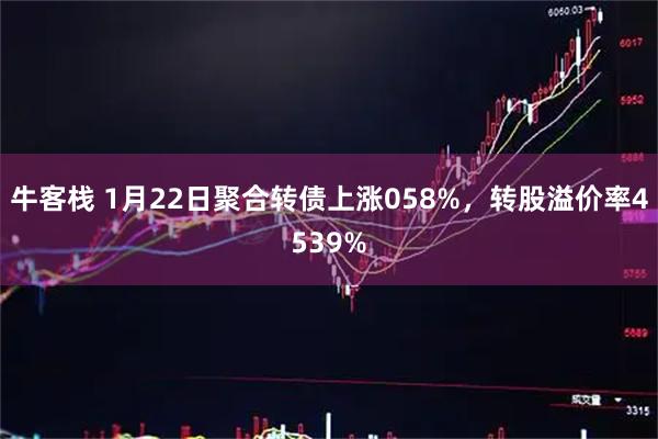 牛客栈 1月22日聚合转债上涨058%，转股溢价率4539%