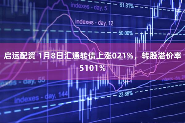 启运配资 1月8日汇通转债上涨021%，转股溢价率5101%