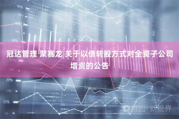 冠达管理 聚赛龙 关于以债转股方式对全资子公司增资的公告